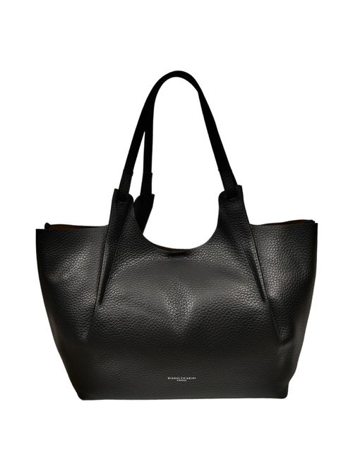 Dua medium black leather women's bag Gianni Chiarini | BS9719RNGDBLNERO-CASTORO